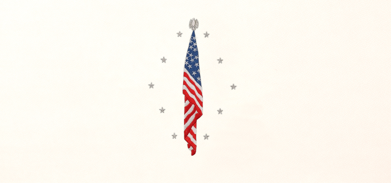 P 550 RT Flag At Rest Rosetan Faux